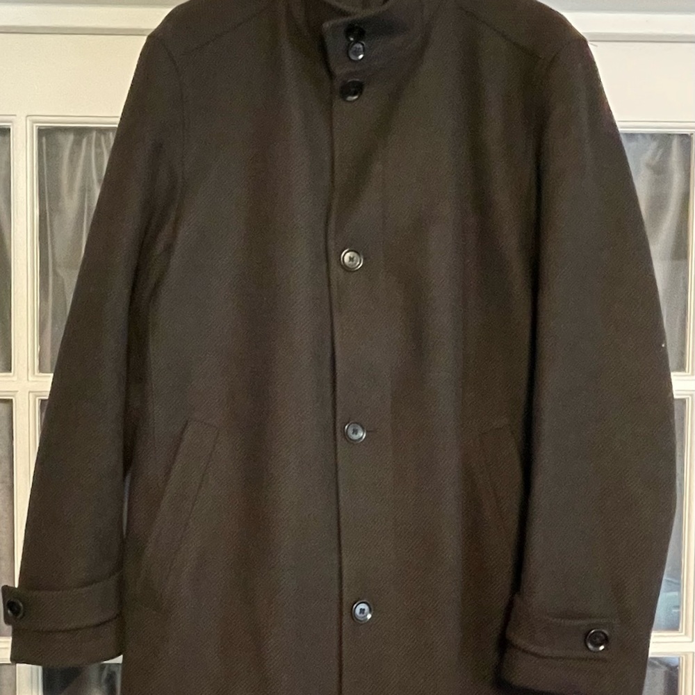 Boss (Hugo Boss) Men’s 42R Camlow Wool Blend Car Coat